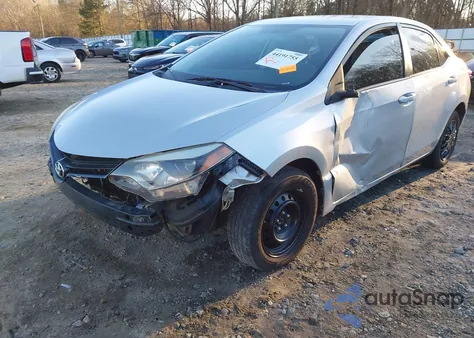 2016 Toyota Corolla Le from USA, damaged, VIN 5YFBURHEXGP468335